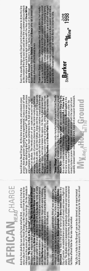 Master Recordings CD inside cover