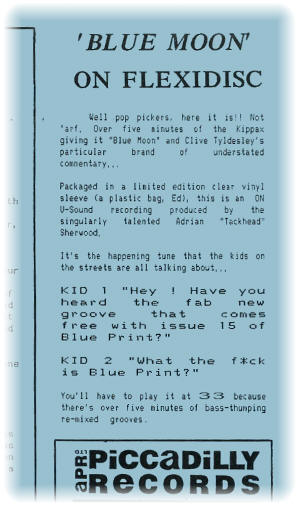 'Blueprint' issue 15 fanzine page extract