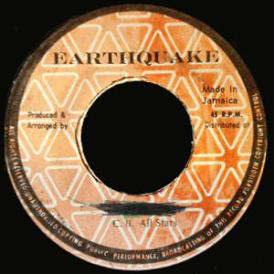 Earthquake A-side label
