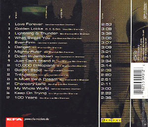 CD back cover