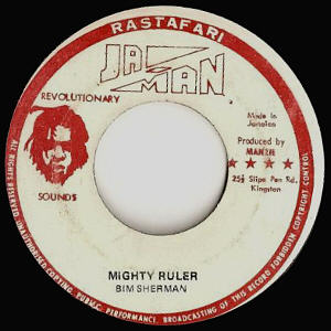 Ja-Man A-side label (incl. price sticker)