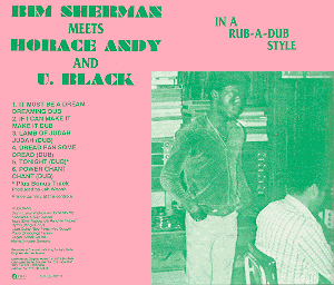 Original Music CD back cover