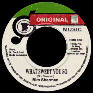 A-side label