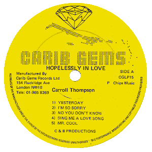A-side label