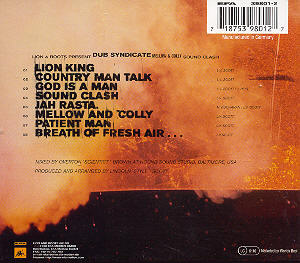 CD back cover