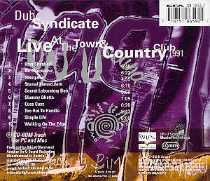 Master Recordings CD back cover