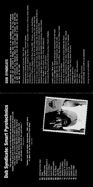 'Overdubbed' CD inside cover 2