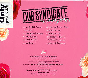 EFA CD back cover (including promo sticker)