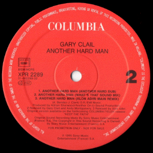 Promo UK12-inch B-side label