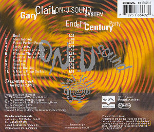 Master Recordings CD back cover