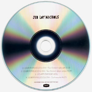 Promo CDS disc image