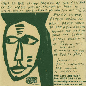 7-inch EP2 back cover