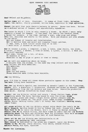 LP insert 1
