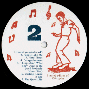 LP B-side label