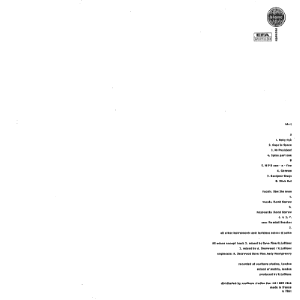 LP back cover
