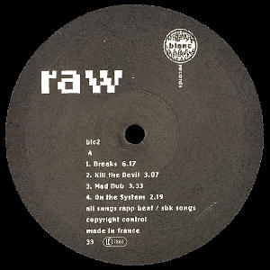 LP A-side label
