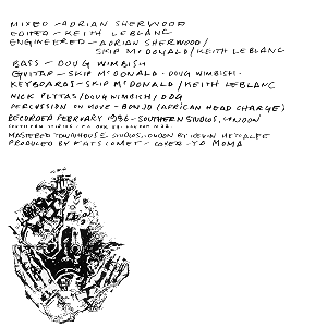 Original UKCD inside cover