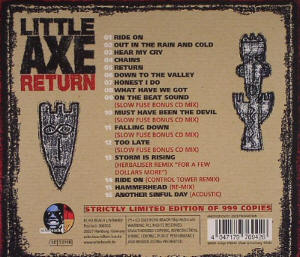 CD back cover