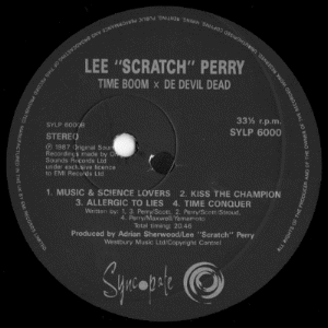UKLP2 alternative B-side label (off-centre)