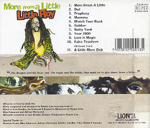 CD back cover