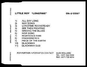 Promo CD front cover