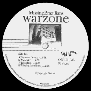 LP B-side label