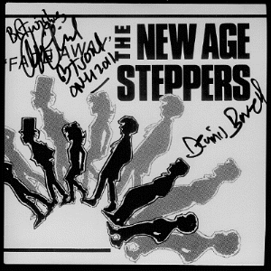 Front cover autographed by Adrian Sherwood and Dennis Bovell