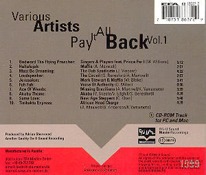 Master Recordings CD back cover