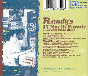 CD back cover