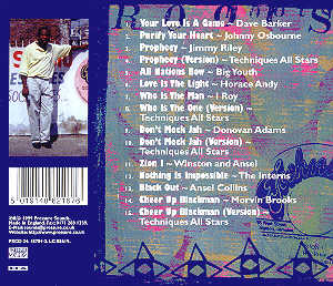 CD back cover