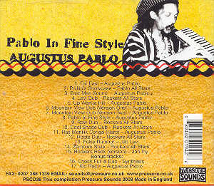 CD back cover