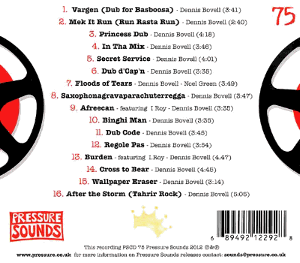 CD back cover