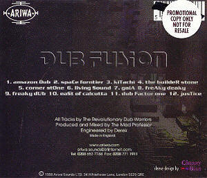 Back cover (including promo sticker)