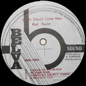 Belva LP B-side label