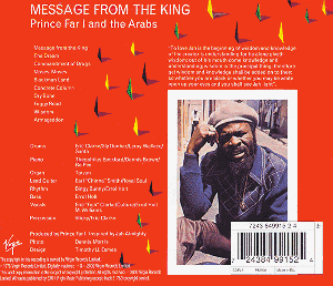 Virgin CD back cover