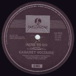 Au 12-inch B-side label