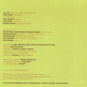 CD inside cover