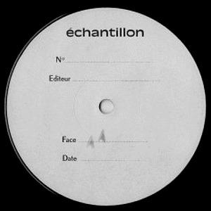 Test press B-side label