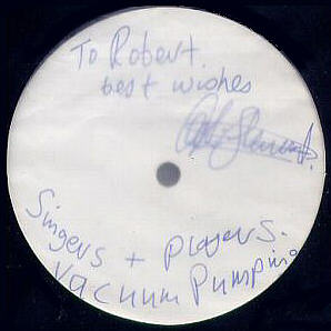 WL LP labelled and signed by AMS