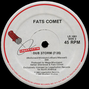 US 12-inch B-side label